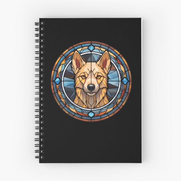 Item preview, Norwegian Buhund Dog Stained Glass Leadlight Artistic Design Mom Dad designed and sold by rafaeltto.