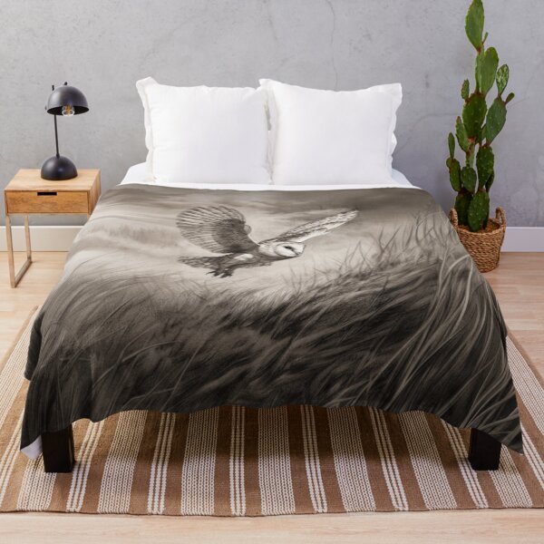 Item preview, A Barn Owl sweeping across open farmland, Birds in Motion designed and sold by CDC40.
