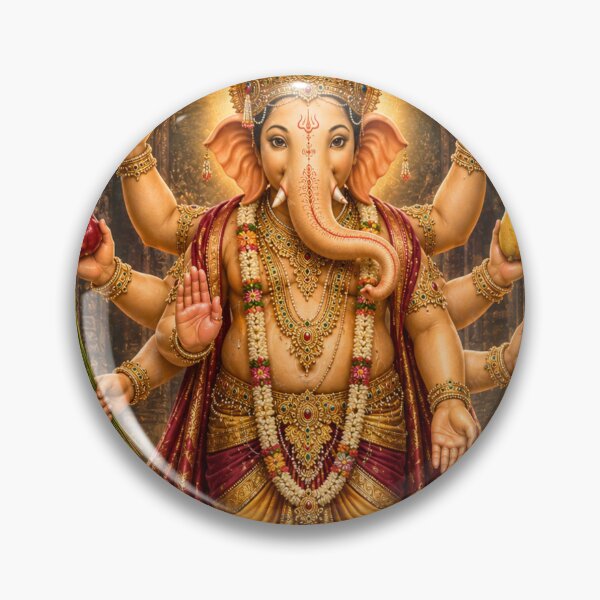 Item preview, The 32 forms of Ganapati Series-Taruna Ganapati – The Divine Youth | Museum-Quality Sacred Hindu Wall Art | The 32 Sacred Forms of Lord Ganesha Collection designed and sold by Homyar.