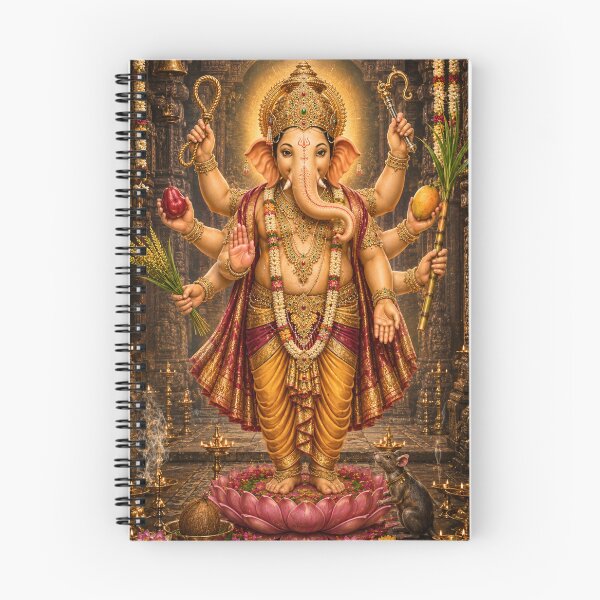 Item preview, The 32 forms of Ganapati Series-Taruna Ganapati – The Divine Youth | Museum-Quality Sacred Hindu Wall Art | The 32 Sacred Forms of Lord Ganesha Collection designed and sold by Homyar.