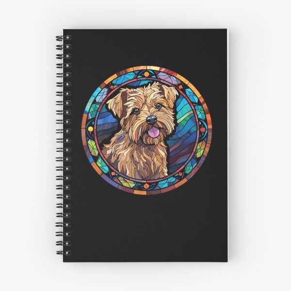 Item preview, Norfolk Terrier Dog Stained Glass Leadlight Artistic Design Mom Dad designed and sold by rafaeltto.