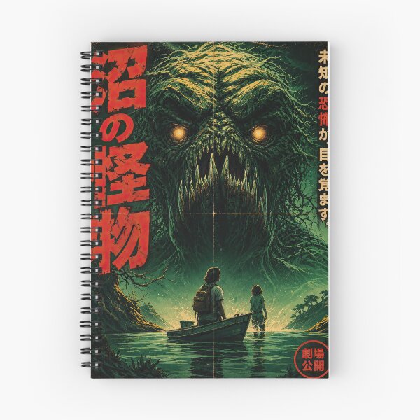 Item preview, Swamp Monster | Retro Japanese Horror Movie Poster designed and sold by obstinator.