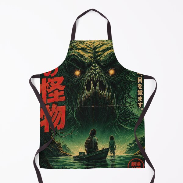 Item preview, Swamp Monster | Retro Japanese Horror Movie Poster designed and sold by obstinator.
