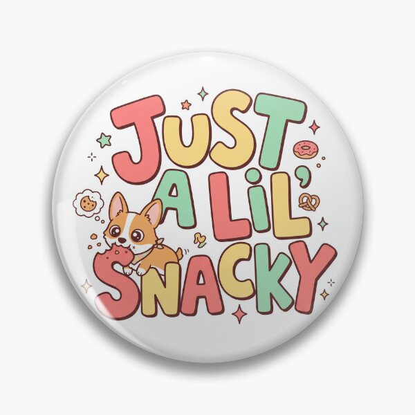 Item preview, Just a Lil Snacky Cute Corgi Food designed and sold by mackartist.