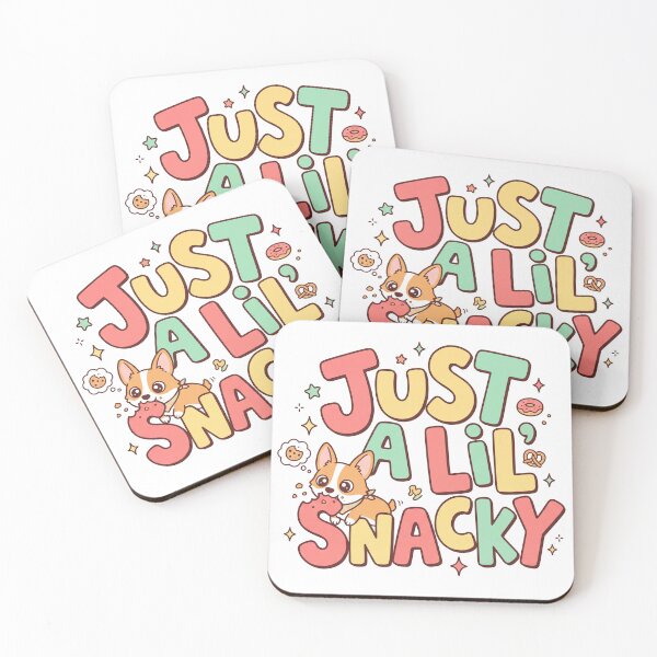 Item preview, Just a Lil Snacky Cute Corgi Food designed and sold by mackartist.