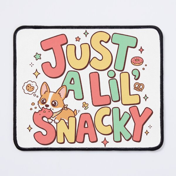 Item preview, Just a Lil Snacky Cute Corgi Food designed and sold by mackartist.