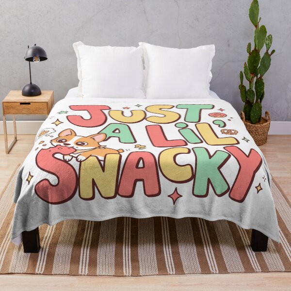 Item preview, Just a Lil Snacky Cute Corgi Food designed and sold by mackartist.