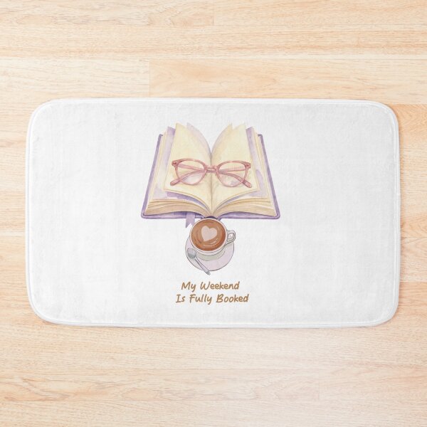 Item preview, My Weekend Is Fully Booked | Cozy Book Lover Reading Design designed and sold by NovaNest  Studio.