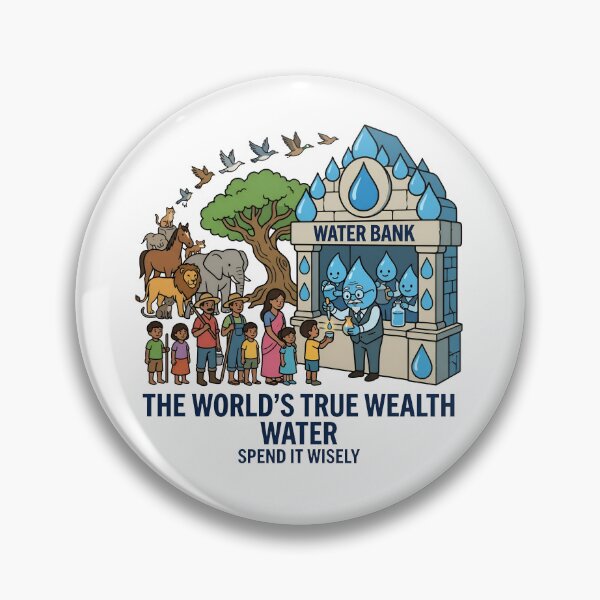 Item preview, Water Conservation The World's True Wealth designed and sold by Nuvoro Eco Awareness.