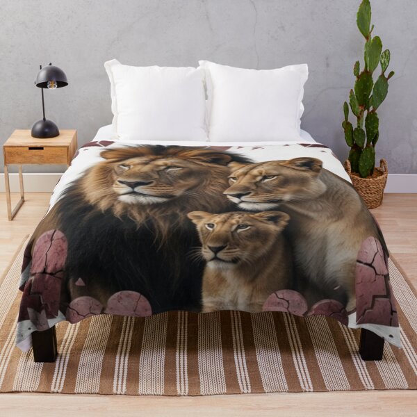 Item preview, Save Us Not Many Of Us Left Lion Family Wildlife Conservation Design designed and sold by Pioneer Spirit Market.