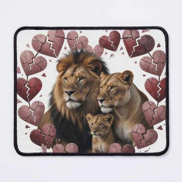 Item preview, Save Us Not Many Of Us Left Lion Family Wildlife Conservation Design designed and sold by Pioneer Spirit Market.