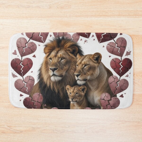 Item preview, Save Us Not Many Of Us Left Lion Family Wildlife Conservation Design designed and sold by Pioneer Spirit Market.