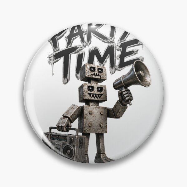 Item preview, Robot Dj party time designed and sold by DAX4ART.