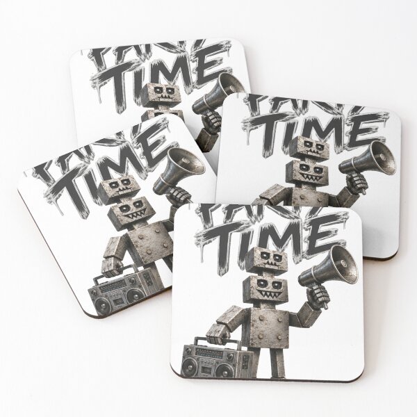 Item preview, Robot Dj party time designed and sold by DAX4ART.