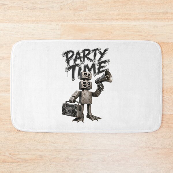 Item preview, Robot Dj party time designed and sold by DAX4ART.