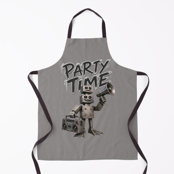 Item preview, Robot Dj party time designed and sold by DAX4ART.