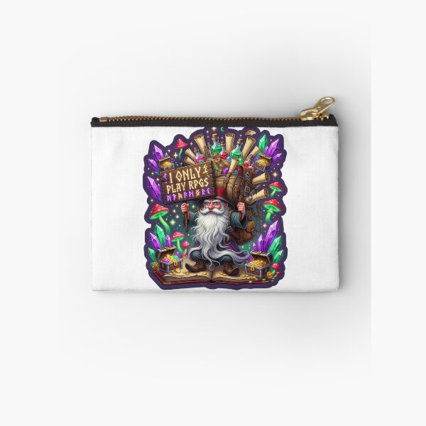 Item preview, I Only Play RPGs Fantasy Gamer Sticker designed and sold by Imaginarium of Chaos falcon88 .