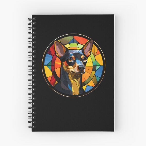 Item preview, Miniature Pinscher Dog Stained Glass Leadlight Artistic Design Mom Dad designed and sold by rafaeltto.