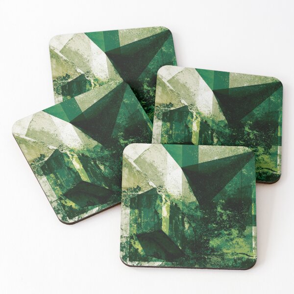 Item preview, The Green Fracture Folds (No.03) designed and sold by Form Finding Design.