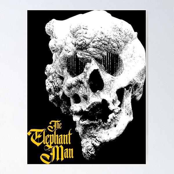 Item preview, White Silhouette Skull Head Yellow Typography designed and sold by MosiqueUnique.
