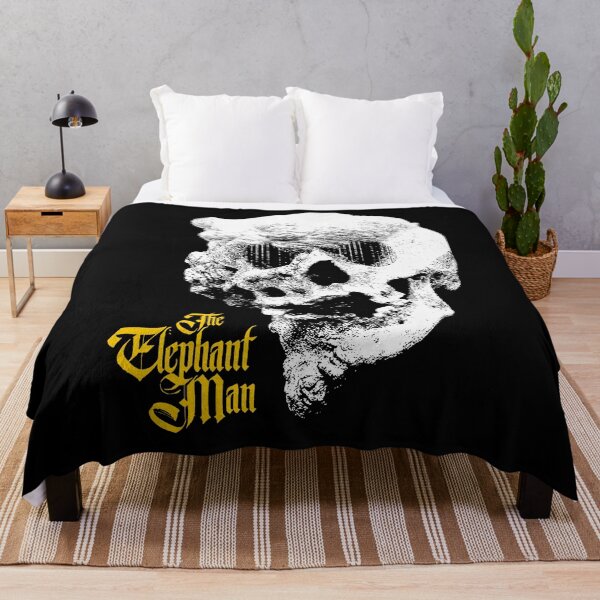 Item preview, White Silhouette Skull Head Yellow Typography designed and sold by MosiqueUnique.