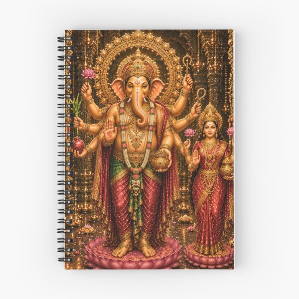 Item preview, The 32 forms of Ganapati Series-Lakshmi Ganapati – The Divine Bestower of Prosperity | Museum-Quality Hindu Temple Art designed and sold by Homyar.