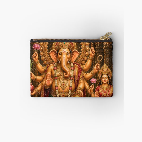 Item preview, The 32 forms of Ganapati Series-Lakshmi Ganapati – The Divine Bestower of Prosperity | Museum-Quality Hindu Temple Art designed and sold by Homyar.