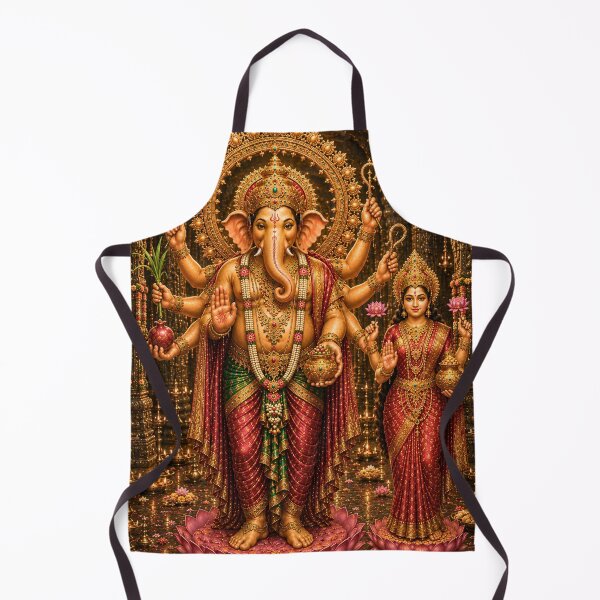 Item preview, The 32 forms of Ganapati Series-Lakshmi Ganapati – The Divine Bestower of Prosperity | Museum-Quality Hindu Temple Art designed and sold by Homyar.