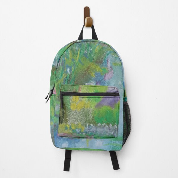 Item preview, Impressionist Water Lily Pond Pastel Landscap designed and sold by nuriart.