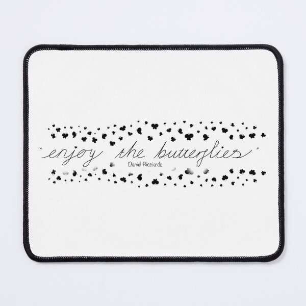 Item preview, Daniel Ricciardo Butterflies Quote designed and sold by DrivenDynamic.