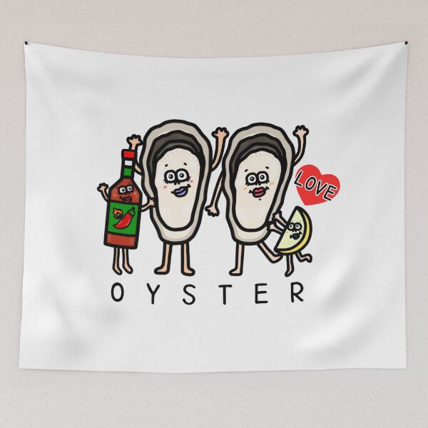 Item preview, Cute I LOVE OYSTER designed and sold by kanaehonkawa.