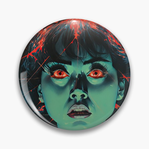 Item preview, Psycho Illusion | Retro Japanese Horror Movie Poster designed and sold by obstinator.
