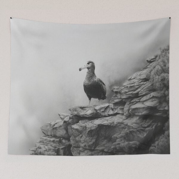 Item preview, A proud Albatross standing on coastal rocks, Birds in Motion designed and sold by CDC40.