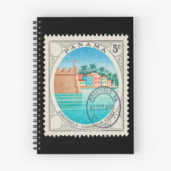 Item preview, Portobelo Panama Caribbean Fortress Postage Stamp Sticker designed and sold by stickercuffs.