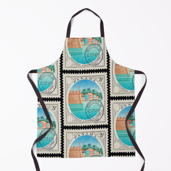 Item preview, Portobelo Panama Caribbean Fortress Postage Stamp Sticker designed and sold by stickercuffs.