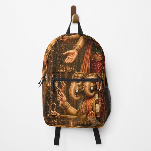 Item preview, The 32 forms of Ganapati Series-Heramba Ganapati – The Five-Faced Protector | Museum-Quality Sacred Hindu Wall Art designed and sold by Homyar.