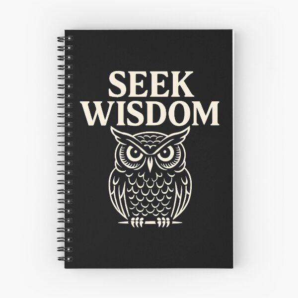 Item preview, Seek Wisdom Minimal Philosophy (White Font) designed and sold by TshirtsLabs.