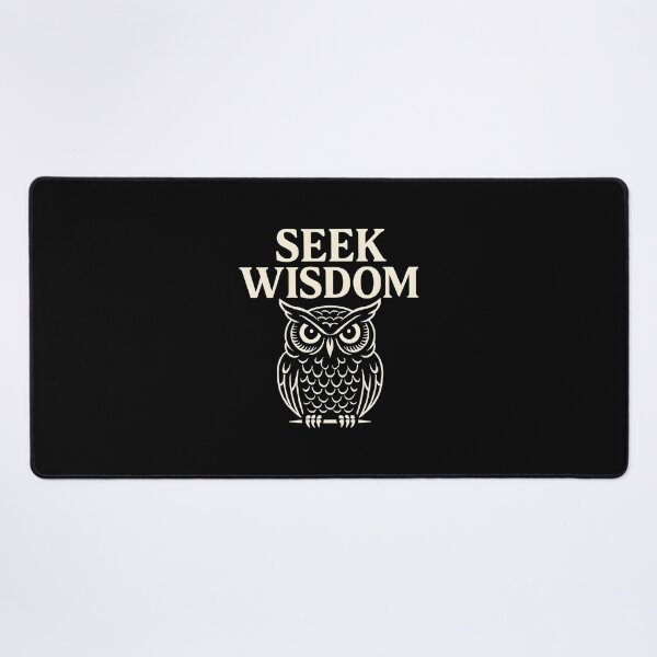 Item preview, Seek Wisdom Minimal Philosophy (White Font) designed and sold by TshirtsLabs.