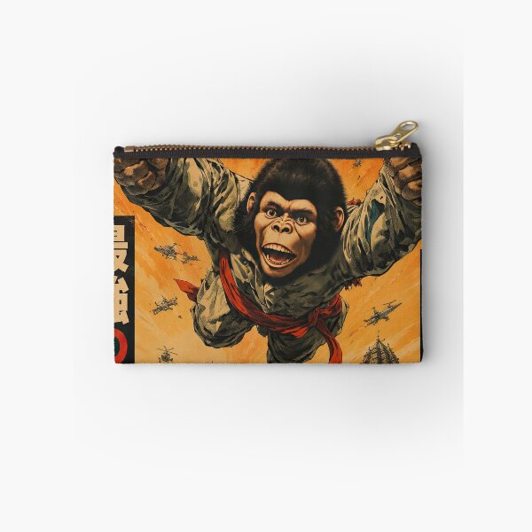 Item preview, Giant Ape Attack | Retro Japanese Kaiju Movie Poster designed and sold by obstinator.