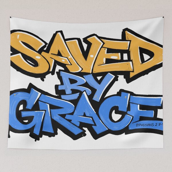 Item preview, saved by grace graffiti designed and sold by delyo.