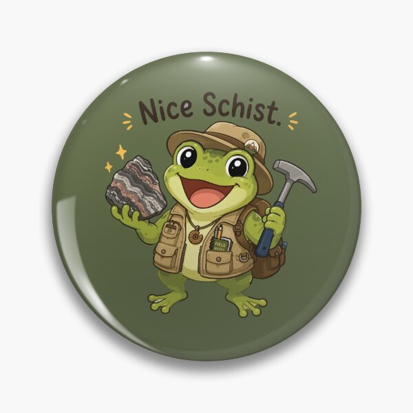 Artikelvorschau, Schöner Schiefer, lustiger Frosch, Geologie-Wortspiel, Kawaii entworfen und verkauft von SimplePoDesign.