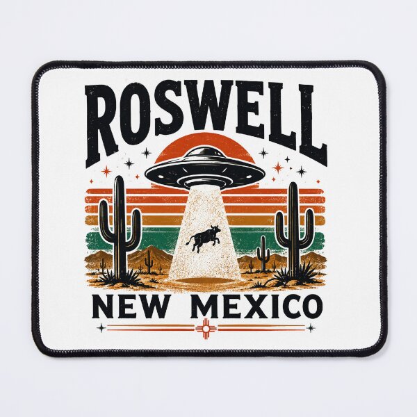 Item preview, Roswell New Mexico UFO Abduction Vintage Desert designed and sold by Artificially Inked.