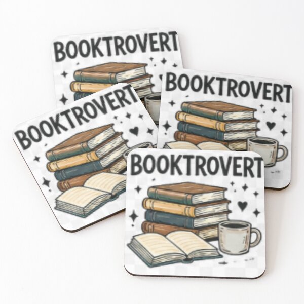 Item preview, Booktrovert – Cozy Book Lover Reading Books & Coffee Vintage Graphic T-Shirt designed and sold by ser-Ile.