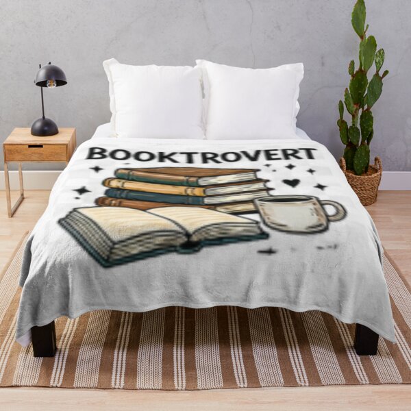 Item preview, Booktrovert – Cozy Book Lover Reading Books & Coffee Vintage Graphic T-Shirt designed and sold by ser-Ile.