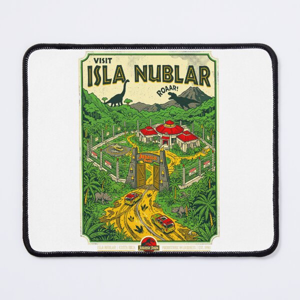 Item preview, VISIT ISLA NUBLAR – JURASSIC PARK designed and sold by AtlasofLegends.