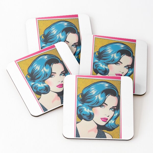 Item preview, Art - Pop Art Portrait, Vibrant 1960s Aesthetic designed and sold by Beat-It.