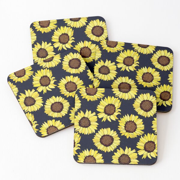 Item preview, Sunflowers are the New Roses! - Navy  designed and sold by TigaTiga.