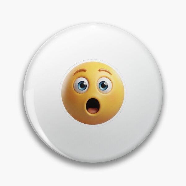 Artikelvorschau, Emoji mit überraschtem Gesicht entworfen und verkauft von rendaonline.