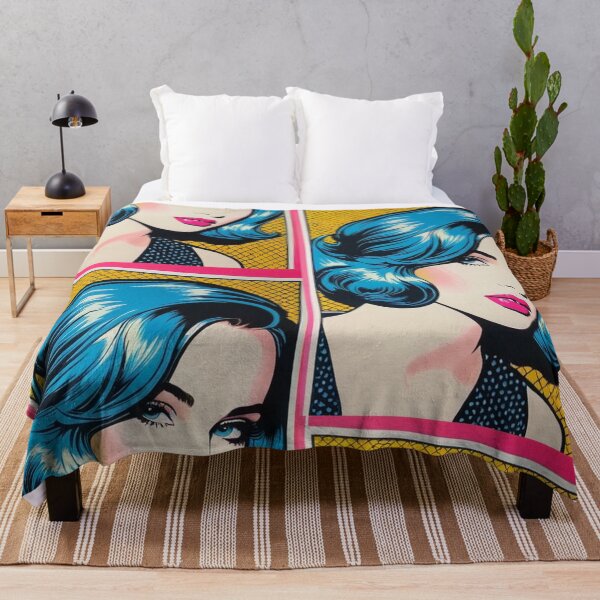 Item preview, Art - Pop Art Portrait, Vibrant 1960s Aesthetic designed and sold by Beat-It.