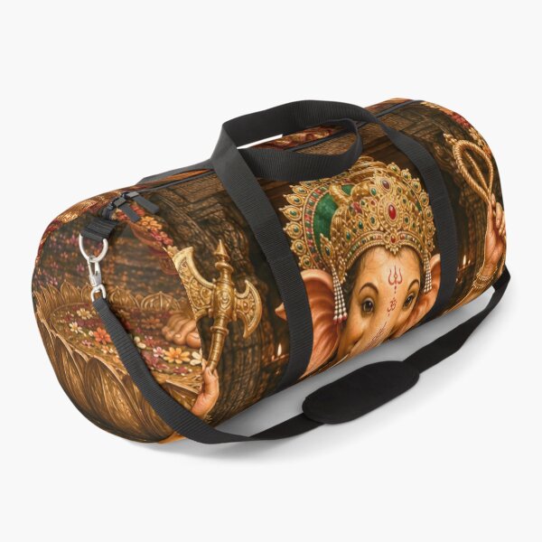 Item preview, The 32 forms of Ganapati Series-Nritya Ganapati – The Divine Cosmic Dancer | Museum-Quality Hindu Devotional Wall Art designed and sold by Homyar.